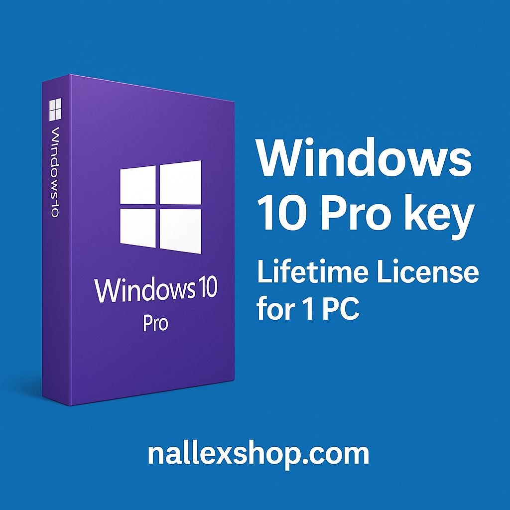Windows 10 Pro key lifetime license for 1 PC from Nallexshop