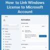 LINK WINDOWS LICENSE TO MICROSOFT ACCOUNT visual data 3