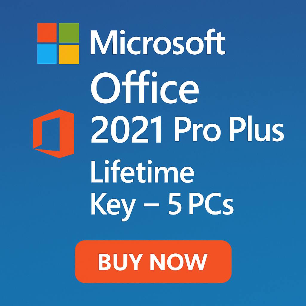 Buy Office 2021 Pro Plus lifetime key for 5 PCs from Nallexshop